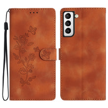 Load image into Gallery viewer, Flower Butterfly Embossing Pattern Leather Phone Case, For Samsung Galaxy S22 5G, For Samsung Galaxy A13 5G, For Samsung Galaxy M32, For Samsung Galaxy A41, For Samsung Galaxy A22 4G, For Samsung Galaxy A22 5G, For Samsung Galaxy S21 FE 5G             ...