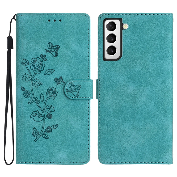 Flower Butterfly Embossing Pattern Leather Phone Case, For Samsung Galaxy S22 5G, For Samsung Galaxy A13 5G, For Samsung Galaxy M32, For Samsung Galaxy A41, For Samsung Galaxy A22 4G, For Samsung Galaxy A22 5G, For Samsung Galaxy S21 FE 5G             ...