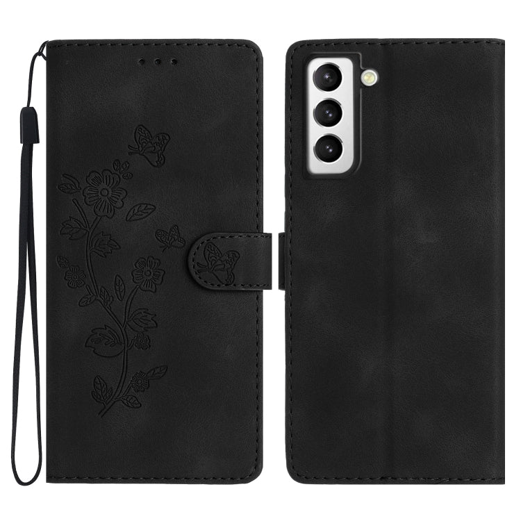 Flower Butterfly Embossing Pattern Leather Phone Case, For Samsung Galaxy S22 5G, For Samsung Galaxy A13 5G, For Samsung Galaxy M32, For Samsung Galaxy A41, For Samsung Galaxy A22 4G, For Samsung Galaxy A22 5G, For Samsung Galaxy S21 FE 5G             ...