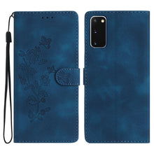 Load image into Gallery viewer, Flower Butterfly Embossing Pattern Leather Phone Case, For Samsung Galaxy A12, For Samsung Galaxy A42 5G, For Samsung Galaxy Note20 Ultra, For Samsung Galaxy Note20, For Samsung Galaxy A21s, For Samsung Galaxy S20 Ultra, For Samsung Galaxy S20         ...
