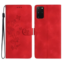 Load image into Gallery viewer, Flower Butterfly Embossing Pattern Leather Phone Case, For Samsung Galaxy A12, For Samsung Galaxy A42 5G, For Samsung Galaxy Note20 Ultra, For Samsung Galaxy Note20, For Samsung Galaxy A21s, For Samsung Galaxy S20 Ultra, For Samsung Galaxy S20         ...