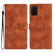 Load image into Gallery viewer, Flower Butterfly Embossing Pattern Leather Phone Case, For Samsung Galaxy A12, For Samsung Galaxy A42 5G, For Samsung Galaxy Note20 Ultra, For Samsung Galaxy Note20, For Samsung Galaxy A21s, For Samsung Galaxy S20 Ultra, For Samsung Galaxy S20         ...