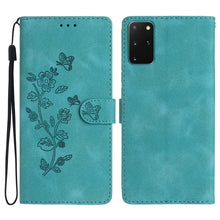 Load image into Gallery viewer, Flower Butterfly Embossing Pattern Leather Phone Case, For Samsung Galaxy A12, For Samsung Galaxy A42 5G, For Samsung Galaxy Note20 Ultra, For Samsung Galaxy Note20, For Samsung Galaxy A21s, For Samsung Galaxy S20 Ultra, For Samsung Galaxy S20         ...