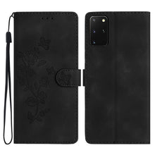 Load image into Gallery viewer, Flower Butterfly Embossing Pattern Leather Phone Case, For Samsung Galaxy A12, For Samsung Galaxy A42 5G, For Samsung Galaxy Note20 Ultra, For Samsung Galaxy Note20, For Samsung Galaxy A21s, For Samsung Galaxy S20 Ultra, For Samsung Galaxy S20         ...