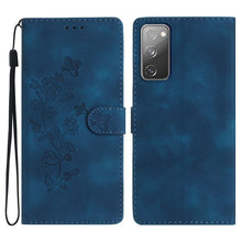 Load image into Gallery viewer, Flower Butterfly Embossing Pattern Leather Phone Case, For Samsung Galaxy S23 5G, For Samsung Galaxy A14 5G, For Samsung Galaxy A04, For Samsung Galaxy A04s, For Samsung Galaxy S20 FE, For Samsung Galaxy M53, For Samsung Galaxy M23                     ...