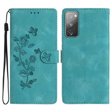 Load image into Gallery viewer, Flower Butterfly Embossing Pattern Leather Phone Case, For Samsung Galaxy S23 5G, For Samsung Galaxy A14 5G, For Samsung Galaxy A04, For Samsung Galaxy A04s, For Samsung Galaxy S20 FE, For Samsung Galaxy M53, For Samsung Galaxy M23                     ...