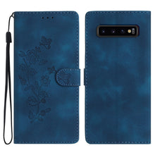 Load image into Gallery viewer, Flower Butterfly Embossing Pattern Leather Phone Case