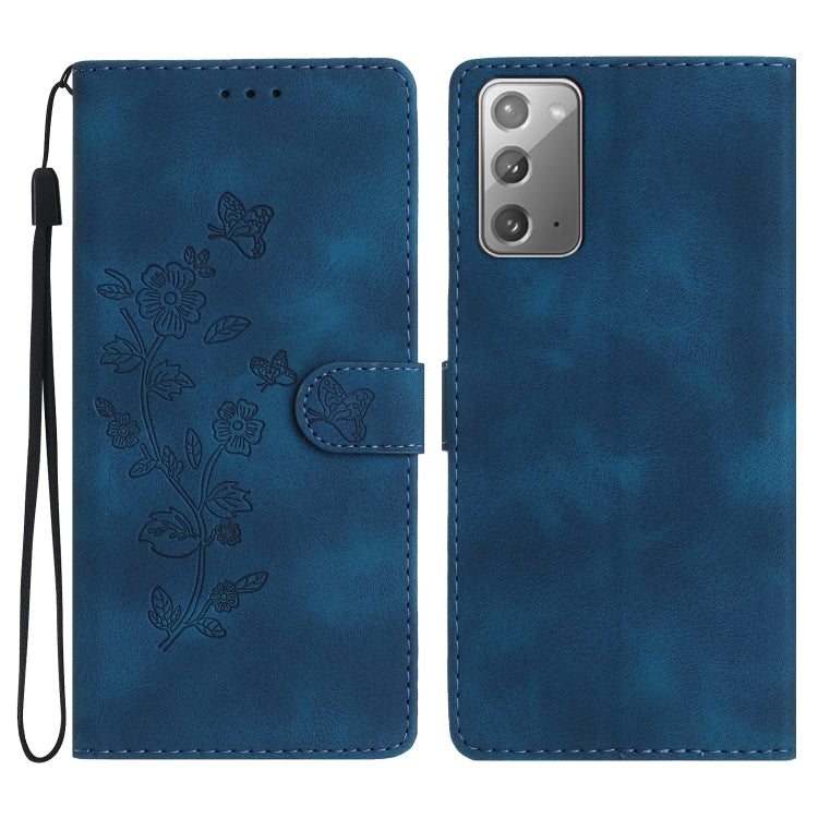 Flower Butterfly Embossing Pattern Leather Phone Case, For Samsung Galaxy A12, For Samsung Galaxy A42 5G, For Samsung Galaxy Note20 Ultra, For Samsung Galaxy Note20, For Samsung Galaxy A21s, For Samsung Galaxy S20 Ultra, For Samsung Galaxy S20         ...