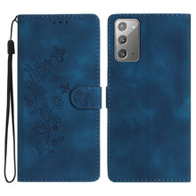 Load image into Gallery viewer, Flower Butterfly Embossing Pattern Leather Phone Case, For Samsung Galaxy A12, For Samsung Galaxy A42 5G, For Samsung Galaxy Note20 Ultra, For Samsung Galaxy Note20, For Samsung Galaxy A21s, For Samsung Galaxy S20 Ultra, For Samsung Galaxy S20         ...