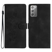 Load image into Gallery viewer, Flower Butterfly Embossing Pattern Leather Phone Case, For Samsung Galaxy A12, For Samsung Galaxy A42 5G, For Samsung Galaxy Note20 Ultra, For Samsung Galaxy Note20, For Samsung Galaxy A21s, For Samsung Galaxy S20 Ultra, For Samsung Galaxy S20         ...