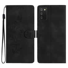 Load image into Gallery viewer, Flower Butterfly Embossing Pattern Leather Phone Case, For Samsung Galaxy A32 4G, For Samsung Galaxy A72 5G, For Samsung Galaxy A52 5G, For Samsung Galaxy A32 5G, For Samsung Galaxy S21 5G, For Samsung Galaxy S21+ 5G, For Samsung Galaxy S21 Ultra 5G   ...