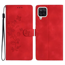 Load image into Gallery viewer, Flower Butterfly Embossing Pattern Leather Phone Case, For Samsung Galaxy A12, For Samsung Galaxy A42 5G, For Samsung Galaxy Note20 Ultra, For Samsung Galaxy Note20, For Samsung Galaxy A21s, For Samsung Galaxy S20 Ultra, For Samsung Galaxy S20         ...