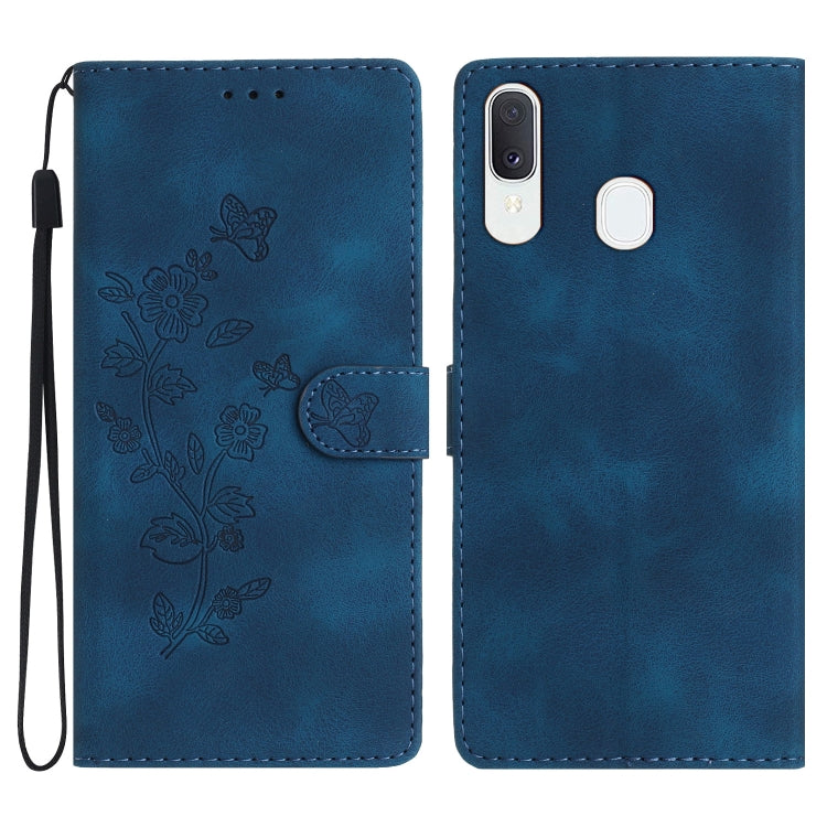 Flower Butterfly Embossing Pattern Leather Phone Case, For Samsung Galaxy A71 4G, For Samsung Galaxy A51 4G, For Samsung Galaxy A20s, For Samsung Galaxy Note10, For Samsung Galaxy Note10+, For Samsung Galaxy A20e, For Samsung Galaxy A70                ...