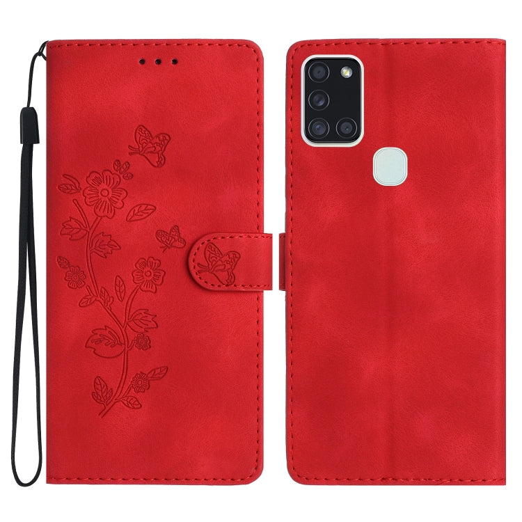 Flower Butterfly Embossing Pattern Leather Phone Case, For Samsung Galaxy A71 4G, For Samsung Galaxy A51 4G, For Samsung Galaxy A20s, For Samsung Galaxy Note10, For Samsung Galaxy Note10+, For Samsung Galaxy A20e, For Samsung Galaxy A70                ...