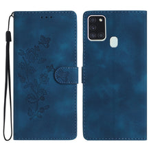 Load image into Gallery viewer, Flower Butterfly Embossing Pattern Leather Phone Case, For Samsung Galaxy A12, For Samsung Galaxy A42 5G, For Samsung Galaxy Note20 Ultra, For Samsung Galaxy Note20, For Samsung Galaxy A21s, For Samsung Galaxy S20 Ultra, For Samsung Galaxy S20         ...