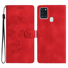 Load image into Gallery viewer, Flower Butterfly Embossing Pattern Leather Phone Case, For Samsung Galaxy A12, For Samsung Galaxy A42 5G, For Samsung Galaxy Note20 Ultra, For Samsung Galaxy Note20, For Samsung Galaxy A21s, For Samsung Galaxy S20 Ultra, For Samsung Galaxy S20         ...