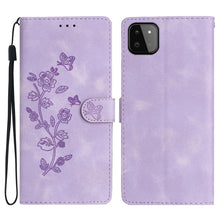 Load image into Gallery viewer, Flower Butterfly Embossing Pattern Leather Phone Case, For Samsung Galaxy S22 5G, For Samsung Galaxy A13 5G, For Samsung Galaxy M32, For Samsung Galaxy A41, For Samsung Galaxy A22 4G, For Samsung Galaxy A22 5G, For Samsung Galaxy S21 FE 5G             ...