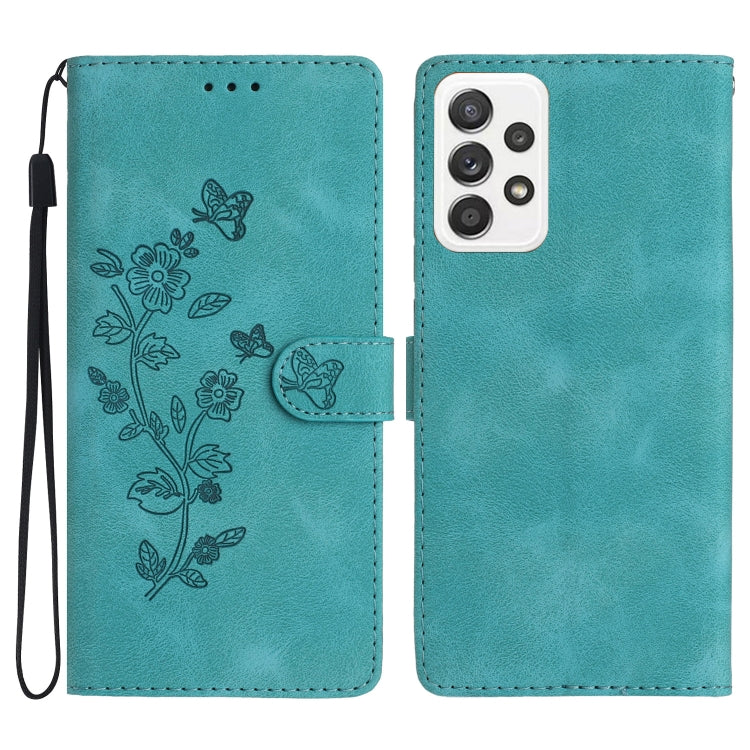 Flower Butterfly Embossing Pattern Leather Phone Case, For Samsung Galaxy A25 5G, For Samsung Galaxy A15, For Samsung Galaxy A35 5G, For Samsung Galaxy A23 5G, For Samsung Galaxy S24 Ultra 5G, For Samsung Galaxy S24+ 5G, For Samsung Galaxy S23 FE 5G   ...