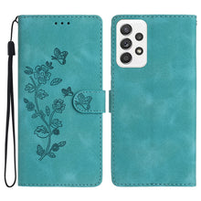 Load image into Gallery viewer, Flower Butterfly Embossing Pattern Leather Phone Case, For Samsung Galaxy A35 5G, For Samsung Galaxy A23 5G, For Samsung Galaxy S24 Ultra 5G, For Samsung Galaxy A25 5G, For Samsung Galaxy A15, For Samsung Galaxy S24+ 5G, For Samsung Galaxy S23 FE 5G   ...
