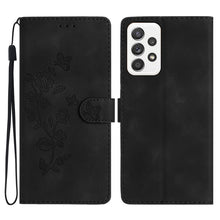 Load image into Gallery viewer, Flower Butterfly Embossing Pattern Leather Phone Case, For Samsung Galaxy A35 5G, For Samsung Galaxy A23 5G, For Samsung Galaxy S24 Ultra 5G, For Samsung Galaxy A25 5G, For Samsung Galaxy A15, For Samsung Galaxy S24+ 5G, For Samsung Galaxy S23 FE 5G   ...