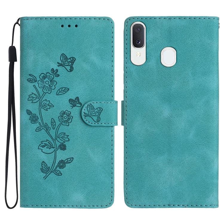 Flower Butterfly Embossing Pattern Leather Phone Case, For Samsung Galaxy A71 4G, For Samsung Galaxy A51 4G, For Samsung Galaxy A20s, For Samsung Galaxy Note10, For Samsung Galaxy Note10+, For Samsung Galaxy A20e, For Samsung Galaxy A70                ...