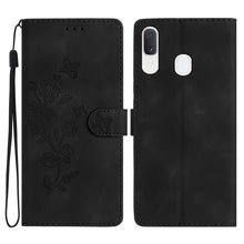 Load image into Gallery viewer, Flower Butterfly Embossing Pattern Leather Phone Case, For Samsung Galaxy A71 4G, For Samsung Galaxy A51 4G, For Samsung Galaxy A20s, For Samsung Galaxy Note10, For Samsung Galaxy Note10+, For Samsung Galaxy A20e, For Samsung Galaxy A70                ...