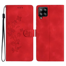 Load image into Gallery viewer, Flower Butterfly Embossing Pattern Leather Phone Case, For Samsung Galaxy A12, For Samsung Galaxy A42 5G, For Samsung Galaxy Note20 Ultra, For Samsung Galaxy Note20, For Samsung Galaxy A21s, For Samsung Galaxy S20 Ultra, For Samsung Galaxy S20         ...
