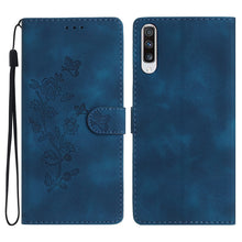 Load image into Gallery viewer, Flower Butterfly Embossing Pattern Leather Phone Case