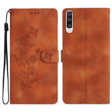 Load image into Gallery viewer, Flower Butterfly Embossing Pattern Leather Phone Case