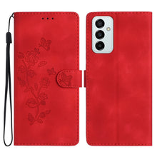 Load image into Gallery viewer, Flower Butterfly Embossing Pattern Leather Phone Case, For Samsung Galaxy S23 5G, For Samsung Galaxy A14 5G, For Samsung Galaxy A04, For Samsung Galaxy A04s, For Samsung Galaxy S20 FE, For Samsung Galaxy M53, For Samsung Galaxy M23                     ...