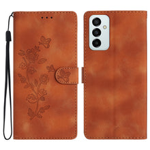 Load image into Gallery viewer, Flower Butterfly Embossing Pattern Leather Phone Case, For Samsung Galaxy S23 5G, For Samsung Galaxy A14 5G, For Samsung Galaxy A04, For Samsung Galaxy A04s, For Samsung Galaxy S20 FE, For Samsung Galaxy M53, For Samsung Galaxy M23                     ...