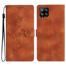Load image into Gallery viewer, Flower Butterfly Embossing Pattern Leather Phone Case, For Samsung Galaxy S22 5G, For Samsung Galaxy A13 5G, For Samsung Galaxy M32, For Samsung Galaxy A41, For Samsung Galaxy A22 4G, For Samsung Galaxy A22 5G, For Samsung Galaxy S21 FE 5G             ...