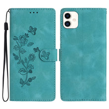 Load image into Gallery viewer, Flower Butterfly Embossing Pattern Leather Phone Case, For Samsung Galaxy A25 5G, For Samsung Galaxy A15, For Samsung Galaxy A35 5G, For Samsung Galaxy A23 5G, For Samsung Galaxy S24 Ultra 5G, For Samsung Galaxy S24+ 5G, For Samsung Galaxy S23 FE 5G   ...