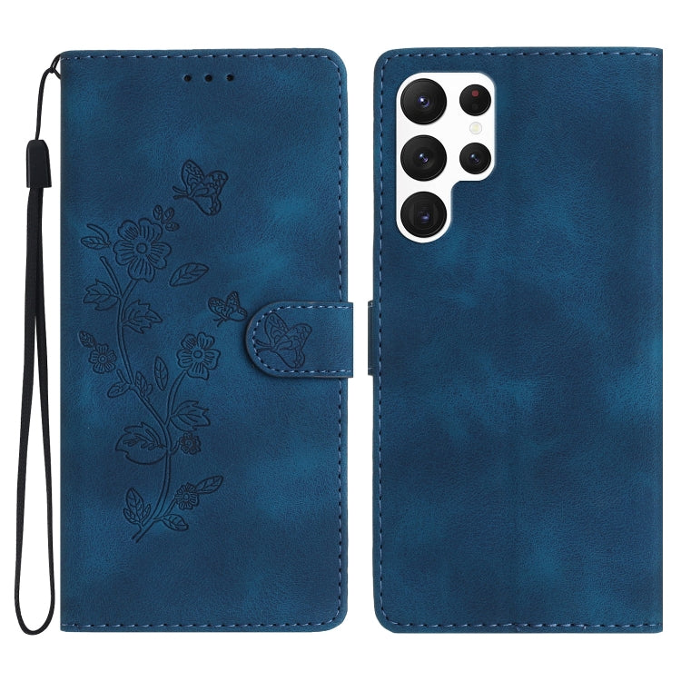 Flower Butterfly Embossing Pattern Leather Phone Case, For Samsung Galaxy A25 5G, For Samsung Galaxy A15, For Samsung Galaxy A35 5G, For Samsung Galaxy A23 5G, For Samsung Galaxy S24 Ultra 5G, For Samsung Galaxy S24+ 5G, For Samsung Galaxy S23 FE 5G   ...