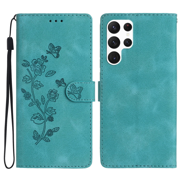 Flower Butterfly Embossing Pattern Leather Phone Case, For Samsung Galaxy A25 5G, For Samsung Galaxy A15, For Samsung Galaxy A35 5G, For Samsung Galaxy A23 5G, For Samsung Galaxy S24 Ultra 5G, For Samsung Galaxy S24+ 5G, For Samsung Galaxy S23 FE 5G   ...