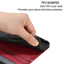 Load image into Gallery viewer, Cat Embossing Pattern Leather Phone Case with Lanyard