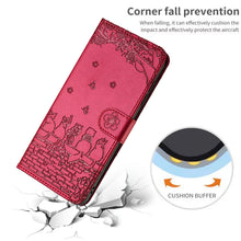 Load image into Gallery viewer, Cat Embossing Pattern Leather Phone Case with Lanyard, For Samsung Galaxy A54, For Samsung Galaxy A05s, For Samsung Galaxy A15, For Samsung Galaxy S23 FE, For Samsung Galaxy S23 Ultra, For Samsung Galaxy S23, For Samsung Galaxy S20 FE                  ...