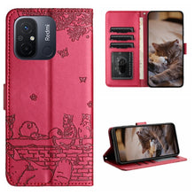 Load image into Gallery viewer, Cat Embossing Pattern Leather Phone Case with Lanyard, For Xiaomi Poco F5 Pro, For Xiaomi Redmi Note 12 4G Global, For Xiaomi Redmi Note 12 Pro Speed, For Xiaomi Redmi Note 12 5G India / POCO X5, For Xiaomi Redmi 12C / 11A                              ...