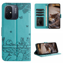 Load image into Gallery viewer, Cat Embossing Pattern Leather Phone Case with Lanyard, For Xiaomi Poco F5 Pro, For Xiaomi Redmi Note 12 4G Global, For Xiaomi Redmi Note 12 Pro Speed, For Xiaomi Redmi Note 12 5G India / POCO X5, For Xiaomi Redmi 12C / 11A                              ...