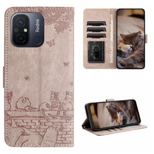 Load image into Gallery viewer, Cat Embossing Pattern Leather Phone Case with Lanyard, For Xiaomi Poco F5 Pro, For Xiaomi Redmi Note 12 4G Global, For Xiaomi Redmi Note 12 Pro Speed, For Xiaomi Redmi Note 12 5G India / POCO X5, For Xiaomi Redmi 12C / 11A                              ...
