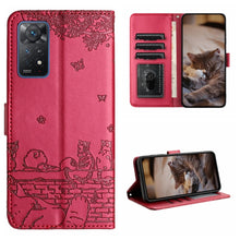 Load image into Gallery viewer, Cat Embossing Pattern Leather Phone Case with Lanyard, For Xiaomi Poco F5 Pro, For Xiaomi Redmi Note 12 4G Global, For Xiaomi Redmi Note 12 Pro Speed, For Xiaomi Redmi Note 12 5G India / POCO X5, For Xiaomi Redmi 12C / 11A                              ...