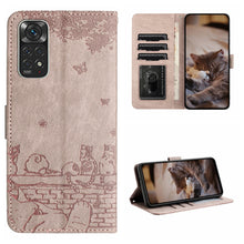 Load image into Gallery viewer, Cat Embossing Pattern Leather Phone Case with Lanyard, For Xiaomi Poco F5 Pro, For Xiaomi Redmi Note 12 4G Global, For Xiaomi Redmi Note 12 Pro Speed, For Xiaomi Redmi Note 12 5G India / POCO X5, For Xiaomi Redmi 12C / 11A                              ...