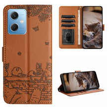 Load image into Gallery viewer, Cat Embossing Pattern Leather Phone Case with Lanyard, For Xiaomi Poco F5 Pro, For Xiaomi Redmi Note 12 4G Global, For Xiaomi Redmi Note 12 Pro Speed, For Xiaomi Redmi Note 12 5G India / POCO X5, For Xiaomi Redmi 12C / 11A                              ...