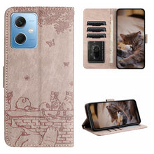 Load image into Gallery viewer, Cat Embossing Pattern Leather Phone Case with Lanyard, For Xiaomi Poco F5 Pro, For Xiaomi Redmi Note 12 4G Global, For Xiaomi Redmi Note 12 Pro Speed, For Xiaomi Redmi Note 12 5G India / POCO X5, For Xiaomi Redmi 12C / 11A                              ...