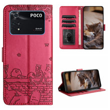 Load image into Gallery viewer, Cat Embossing Pattern Leather Phone Case with Lanyard, For Xiaomi Poco F5 Pro, For Xiaomi Redmi Note 12 4G Global, For Xiaomi Redmi Note 12 Pro Speed, For Xiaomi Redmi Note 12 5G India / POCO X5, For Xiaomi Redmi 12C / 11A                              ...