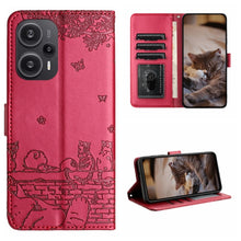 Load image into Gallery viewer, Cat Embossing Pattern Leather Phone Case with Lanyard, For Xiaomi Poco M6 Pro 4G, For Xiaomi Poco C65/Poco M6, For Xiaomi Redmi Note 13 Pro 4G, For Xiaomi Redmi Note 13 4G, For Xiaomi Redmi 13C 4G/5G/13R 5G, For Xiaomi Redmi Note 13 5G                 ...
