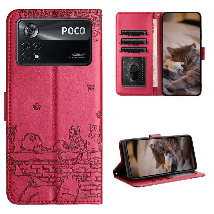 Cat Embossing Pattern Leather Phone Case with Lanyard, For Xiaomi Poco F5 Pro, For Xiaomi Redmi Note 12 4G Global, For Xiaomi Redmi Note 12 Pro Speed, For Xiaomi Redmi Note 12 5G India / POCO X5, For Xiaomi Redmi 12C / 11A                              ...