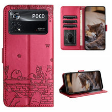 Load image into Gallery viewer, Cat Embossing Pattern Leather Phone Case with Lanyard, For Xiaomi Poco F5 Pro, For Xiaomi Redmi Note 12 4G Global, For Xiaomi Redmi Note 12 Pro Speed, For Xiaomi Redmi Note 12 5G India / POCO X5, For Xiaomi Redmi 12C / 11A                              ...