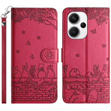 Load image into Gallery viewer, Cat Embossing Pattern Leather Phone Case with Lanyard, For Xiaomi Poco M6 Pro 4G, For Xiaomi Poco C65/Poco M6, For Xiaomi Redmi Note 13 Pro 4G, For Xiaomi Redmi Note 13 4G, For Xiaomi Redmi 13C 4G/5G/13R 5G, For Xiaomi Redmi Note 13 5G                 ...