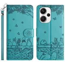 Load image into Gallery viewer, Cat Embossing Pattern Leather Phone Case with Lanyard, For Xiaomi Poco M6 Pro 4G, For Xiaomi Poco C65/Poco M6, For Xiaomi Redmi Note 13 Pro 4G, For Xiaomi Redmi Note 13 4G, For Xiaomi Redmi 13C 4G/5G/13R 5G, For Xiaomi Redmi Note 13 5G                 ...